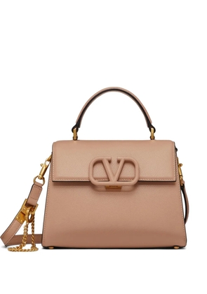 Valentino Garavani Vsling small handbag in grainy calfskin - Neutrals