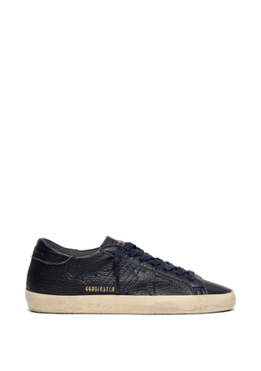 Golden Goose Super Star leather upper star and heel sneakers - Blue