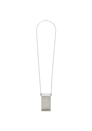 Rick Owens Portable Ashtray necklace - Silver