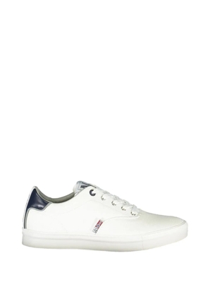 Napapijri logo-patch low-top sneakers - White