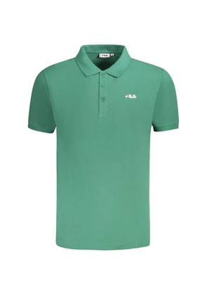 Fila logo-patch polo shirt - Green