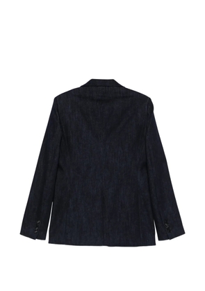 Pence Lil satin-lapel denim blazer - Blue