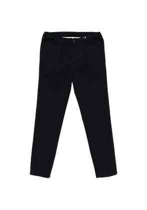 Profuomo pleated elasticated-waistband trousers - Blue