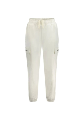 GUESS USA cargo-pocket track pants - White
