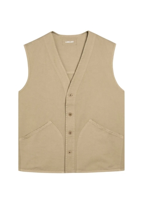 Labo Art V-neck waistcoat - Neutrals