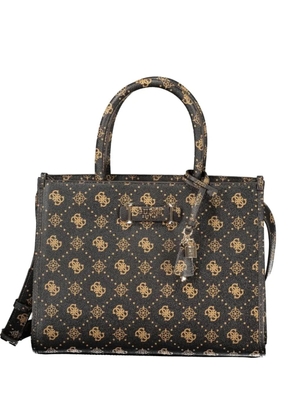 GUESS USA Brown Polyethylene Handbag
