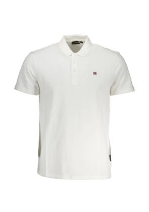Napapijri cotton polo shirt - White