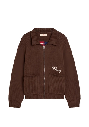 Cherry LA one-star zipped cardigan - Brown