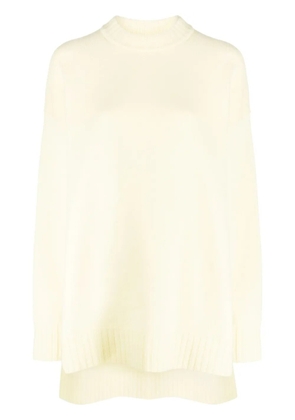 Jil Sander long-sleeve crew-neck wool jumper - Yellow