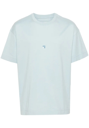 Givenchy 4G-embroidered cotton T-shirt - Blue