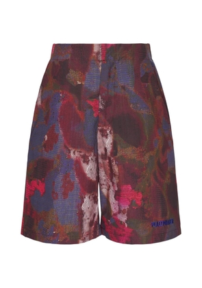 OAMC printed vapor shorts - Red