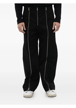 Jil Sander zip-detailed regular trousers - Black
