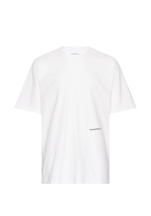 OAMC oversized dog-print cotton T-shirt - White