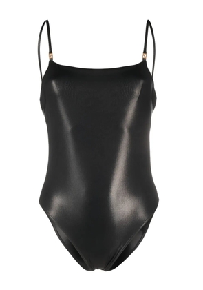Versace Greca-detailed low-back swimsuit - Black