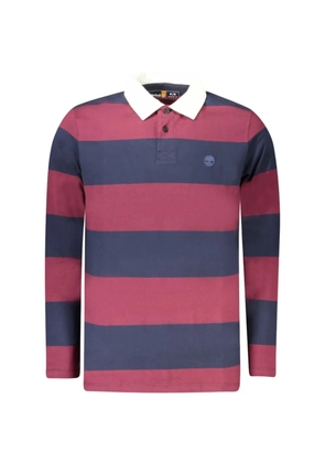 Timberland striped long-sleeved polo shirt - Red