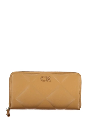 Calvin Klein quilted zip-around wallet - Neutrals
