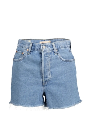 Levi's Ribcage frayed-hem shorts - Blue