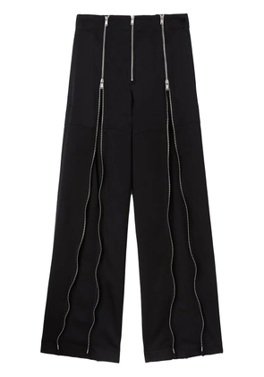 Jil Sander zip-detail wide-leg trousers - Black