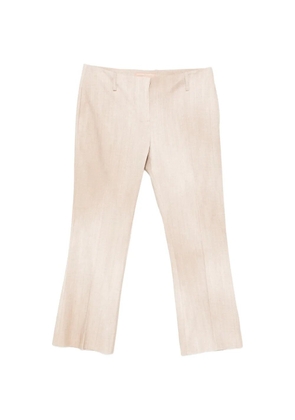 Ermanno Scervino Emy textured cropped trousers - Neutrals