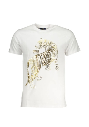 Cavalli Class tiger-print T-shirt - White