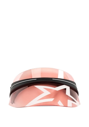 Perfect Moment star-print visor hat - Pink