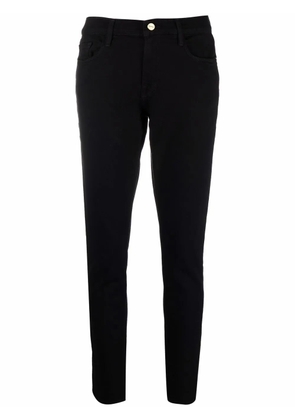 FRAME Le Garcon mid-rise skinny jeans - Black
