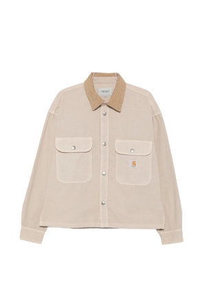 Carhartt WIP corduroy-collar chest-pocket jacket - Neutrals