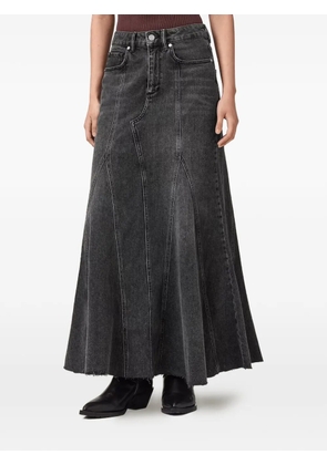 AllSaints Alma A-line maxi skirt - Black