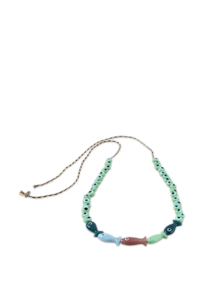 Sorbet Island fish beaded bracelet - Green