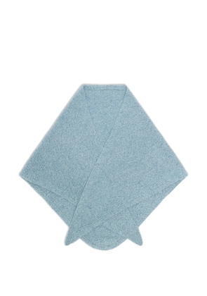 Emerson Renaldi triangle knitted scarf - Blue