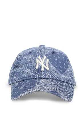 NEW ERA CAP New York Yankees MLB bandana-print embroidered-logo cap - Blue