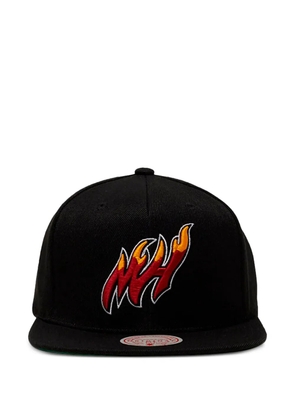 Mitchell & Ness Miami Heat Flames cap - Black