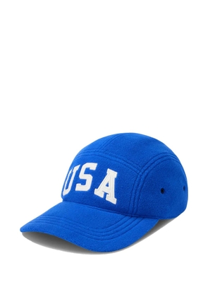 Polo Ralph Lauren logo-embroidered fleece baseball cap - Blue