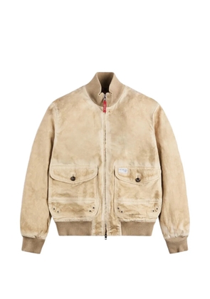Fay button pockets bomber - Neutrals