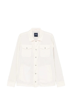 Barba press-stud flap-pocket shirt jacket - Neutrals