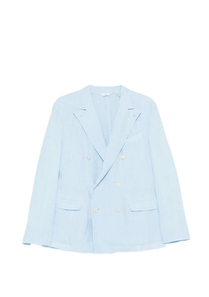 Boglioli flap-pocket double-breasted blazer - Blue