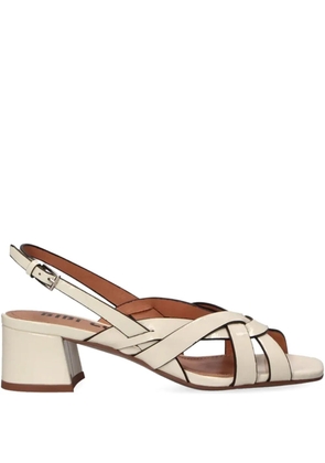 Bibi Lou 50mm block-heel sandals - Neutrals