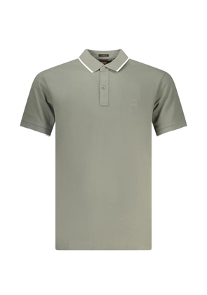 BOSS tipped piqué polo shirt - Green