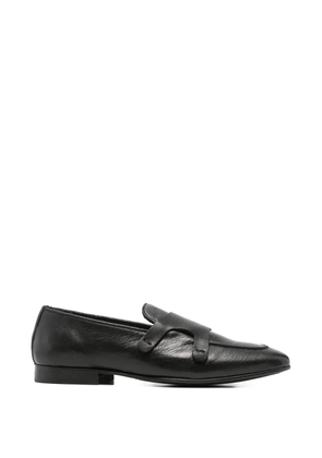 LeQarant grained leather loafers - Black