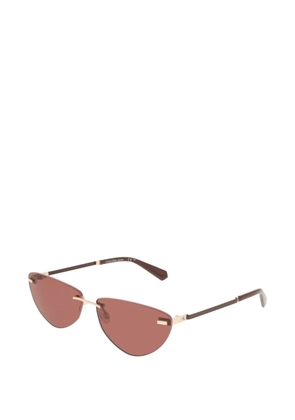 Calvin Klein rimless cat-eye sunglasses - Pink