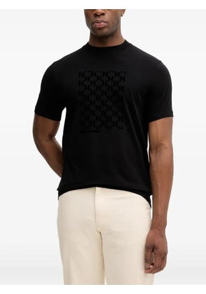 Karl Lagerfeld logo-print T-shirt - Black