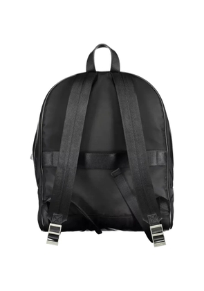 GUESS USA logo-plaque backpack - Black