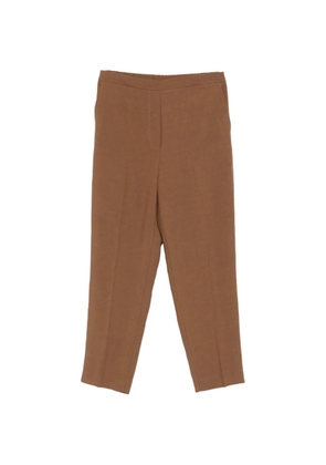 NINA 14.7 straight-leg trousers - Brown