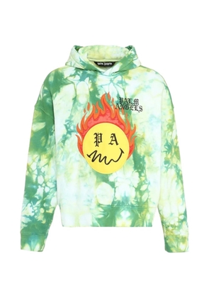 Palm Angels tie-dye hoodie - Green