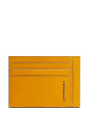 PIQUADRO slim leather cardholder - Yellow