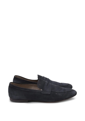 Tod's Vintage penny suede loafers - Blue