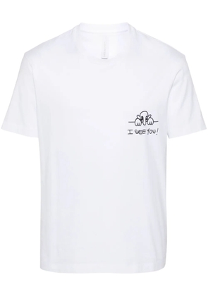 Neil Barrett I See You cotton T-shirt - White