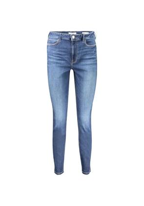 GUESS USA 1981 slim-fit whiskered jeans - Blue