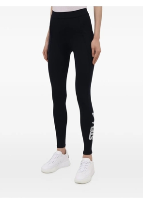 Stella McCartney logo-print leggings - Blue
