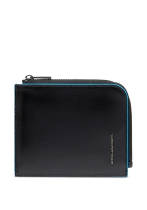 PIQUADRO zip-up cardholder - Black